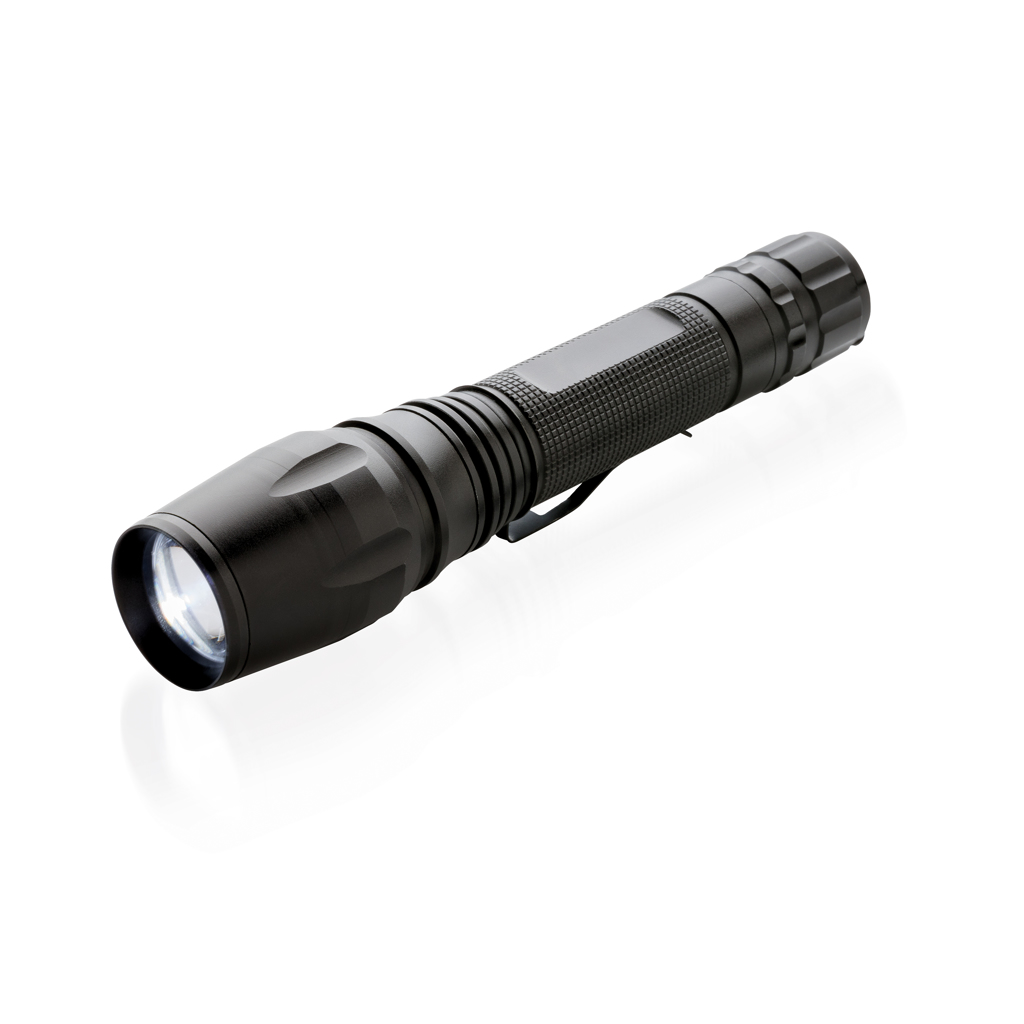 XD Collection 10W Cree LED-Taschenlampe aus Aluminium mit Logo-Veredelung