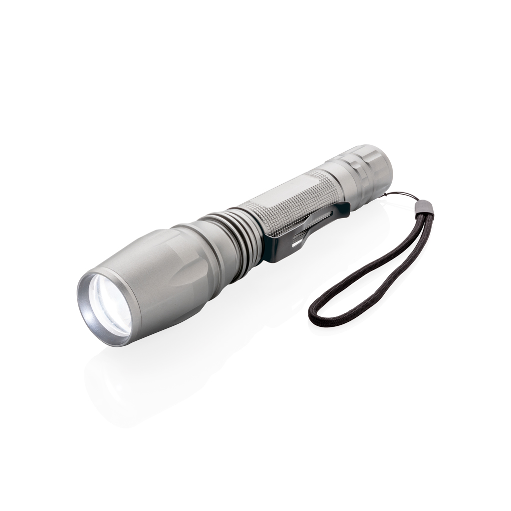 XD Collection 10W Cree LED-Taschenlampe aus Aluminium mit Logo-Veredelung