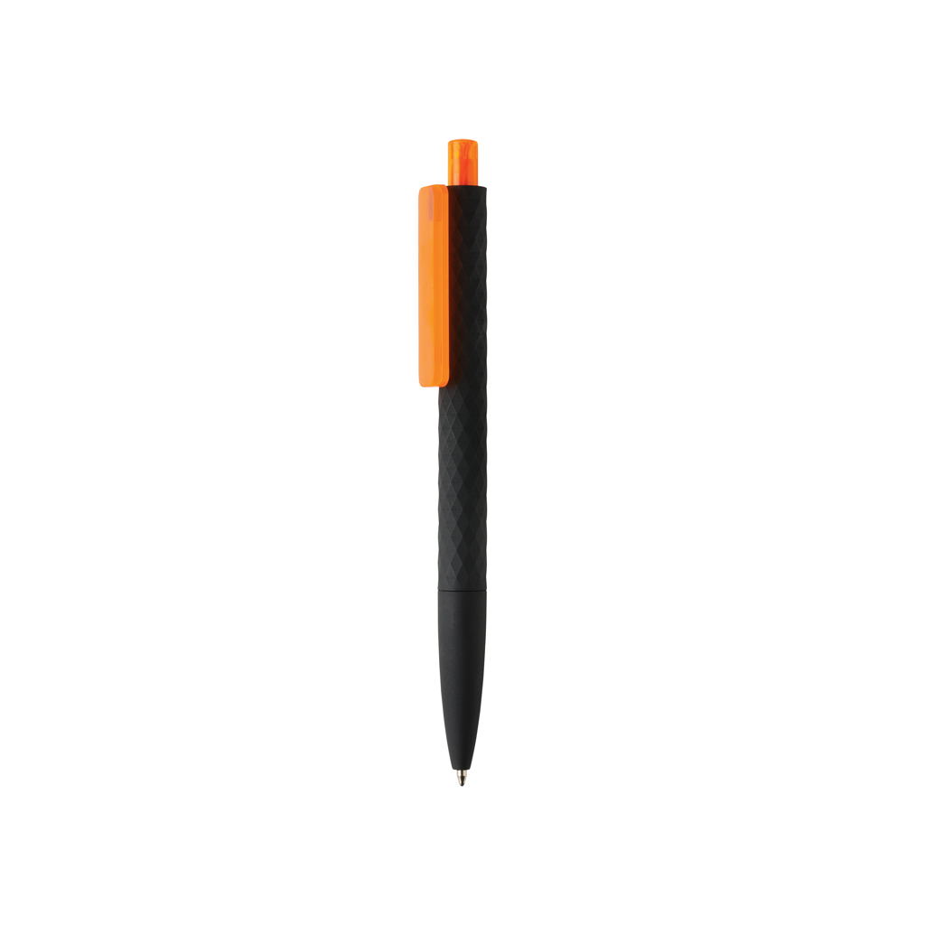X3 Black Kugelschreiber mit Smooth-Touch aus RCS-recyceltem ABS