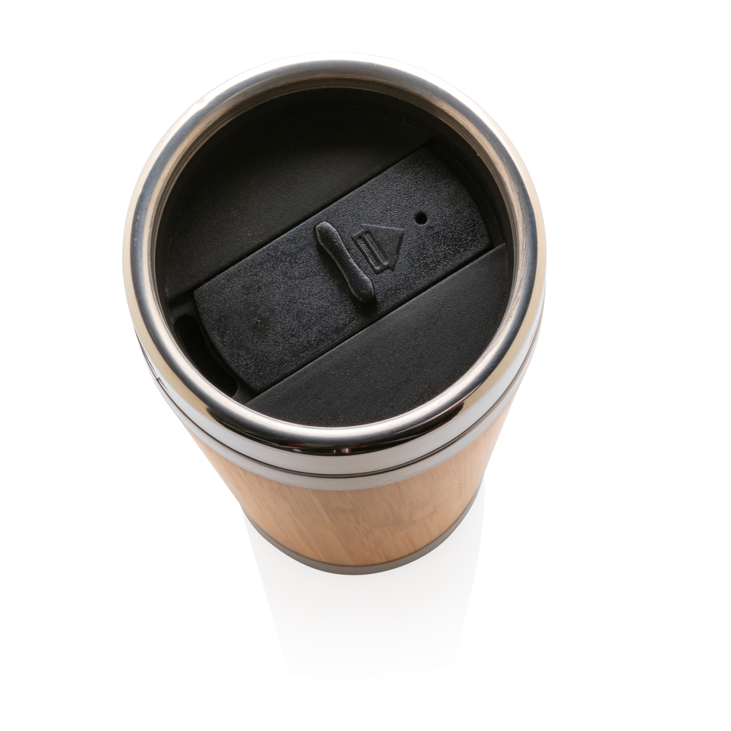 Bambus & Edelstahl 304 Thermobecher 450ml – braun Bambus & Edelstahl 304 Thermobecher 450ml – braun
