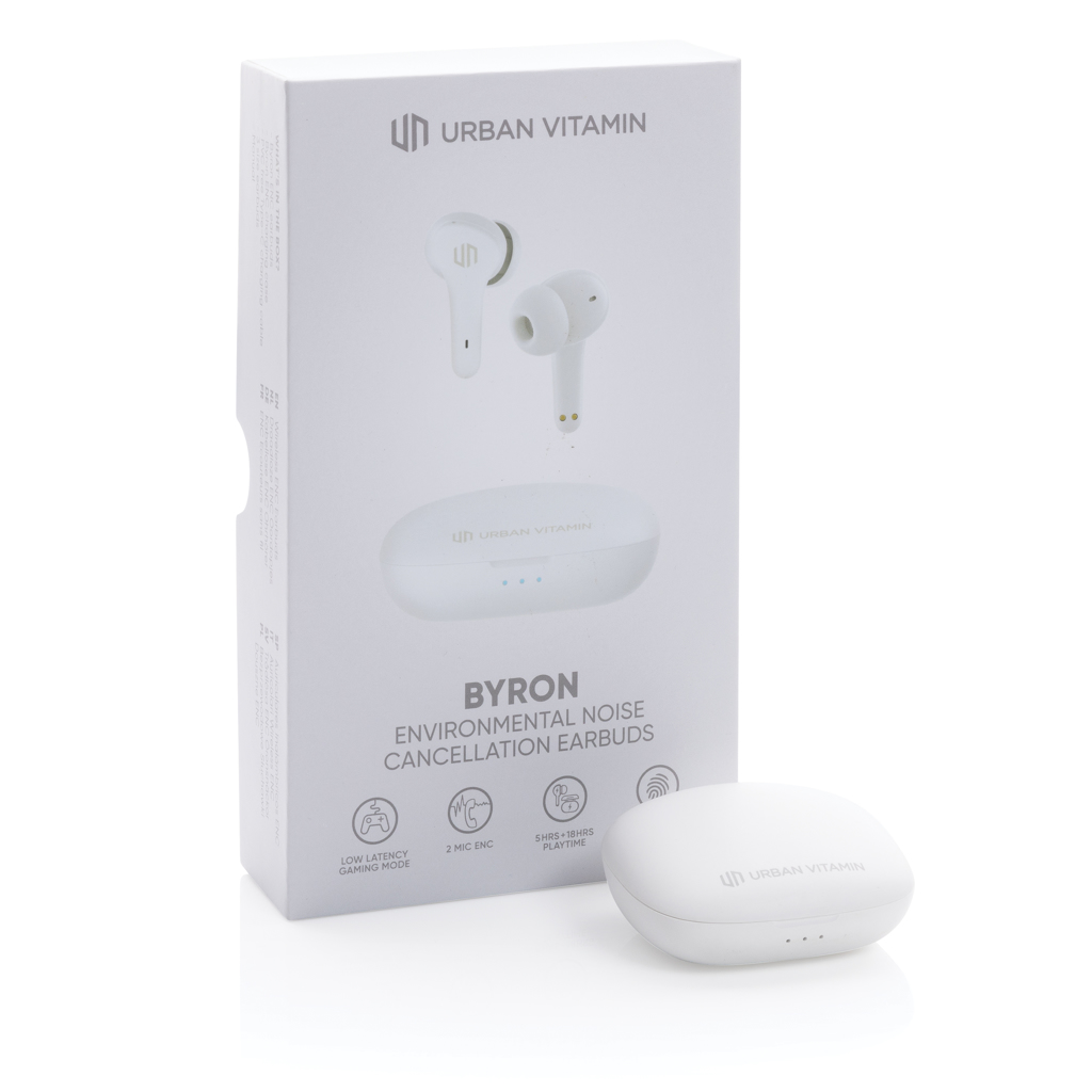 Urban Vitamin Byron True Wireless Ohrhörer mit ENC – bedruckbar mit Logo