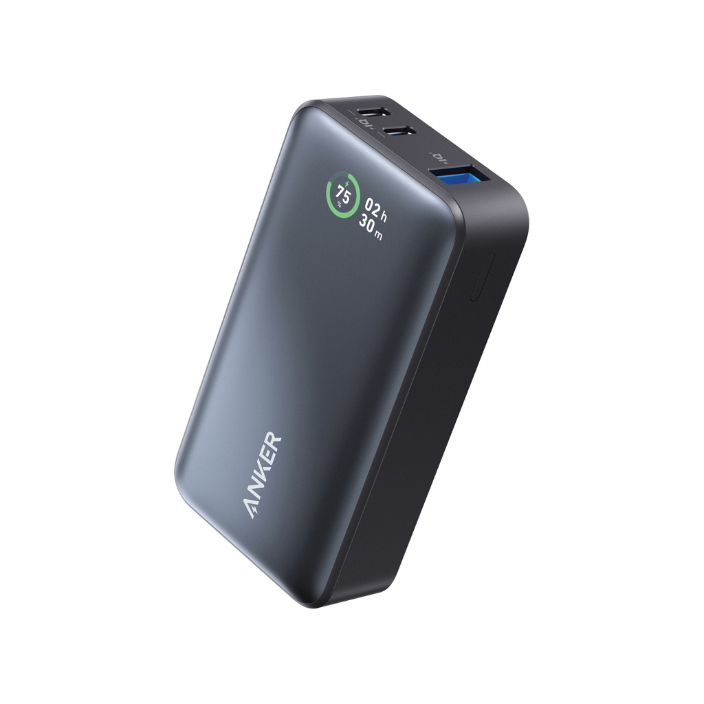 Anker Powerbank 10.000mAh 30W USB-C PD, 3 Ports – schwarz