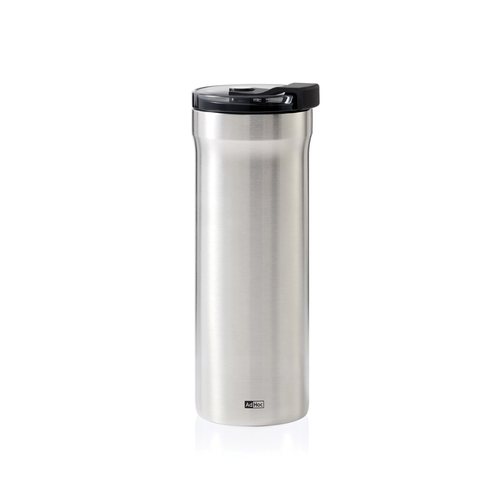 AdHoc Thermobecher Pulse 500 ml aus Edelstahl mit Logo AdHoc Thermobecher Pulse 500 ml aus Edelstahl mit Logo