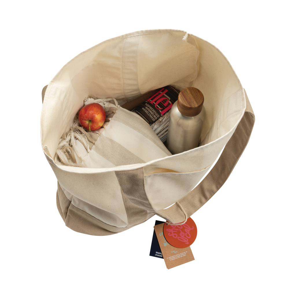 XD Xclusive SHOP LOCAL AWARE™ Tragetasche aus recycelter Baumwolle, 350 g/m², bedruck- und bestickbar