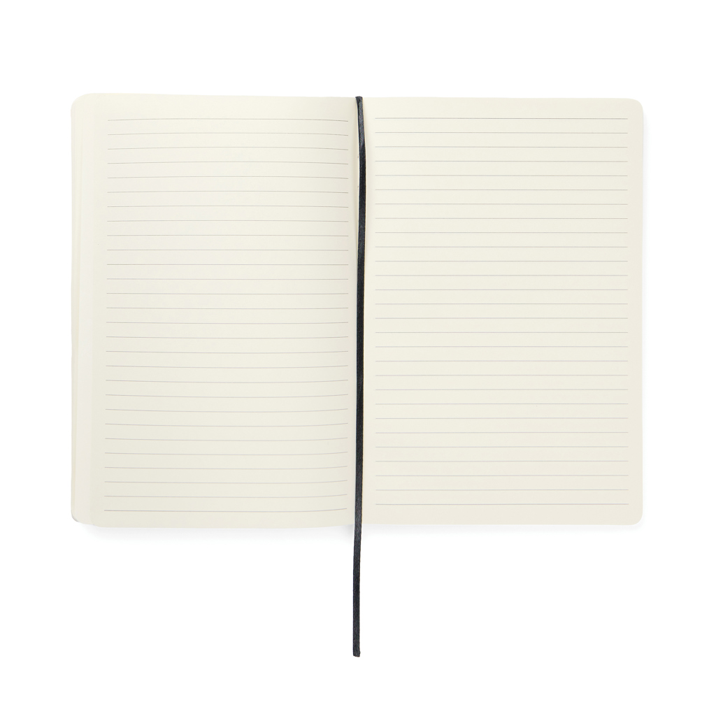VINGA Baltimore A5 Notizbuch Softcover aus RCS-Recyclingpapier mit Logo