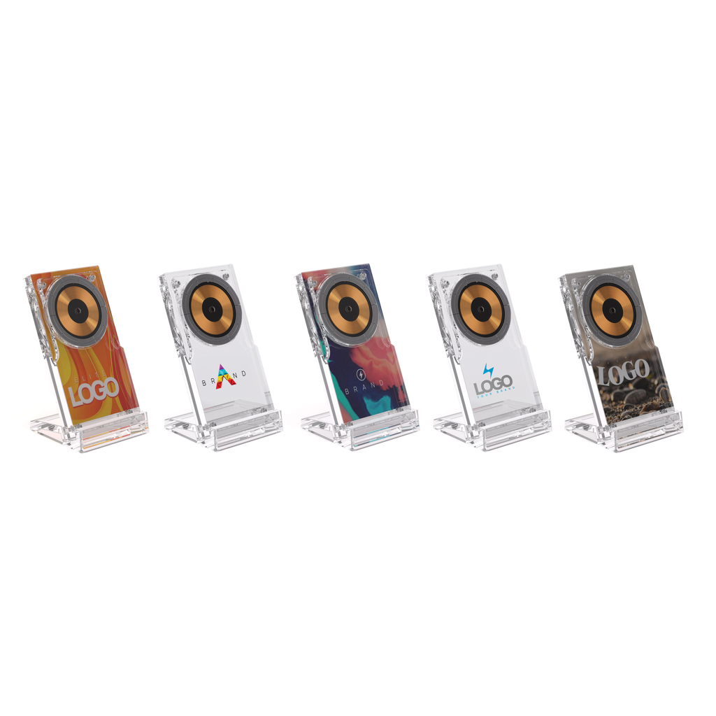 XD Collection Magcharge 15W magnetischer Wireless-Charger-Stand aus Acryl, bedruckbar mit Logo