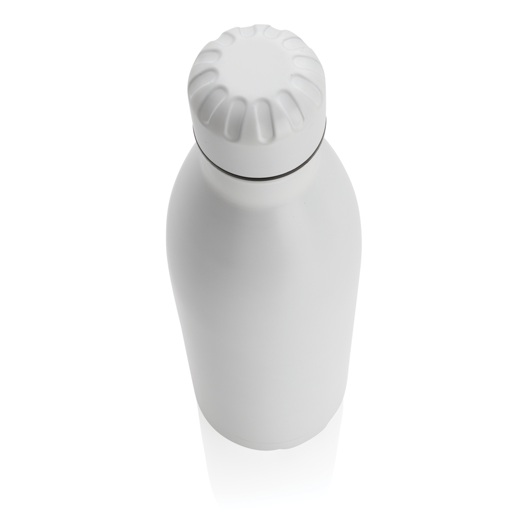 XD Collection Solid Color Vakuumflasche 750 ml aus Edelstahl mit Logo-Veredelung