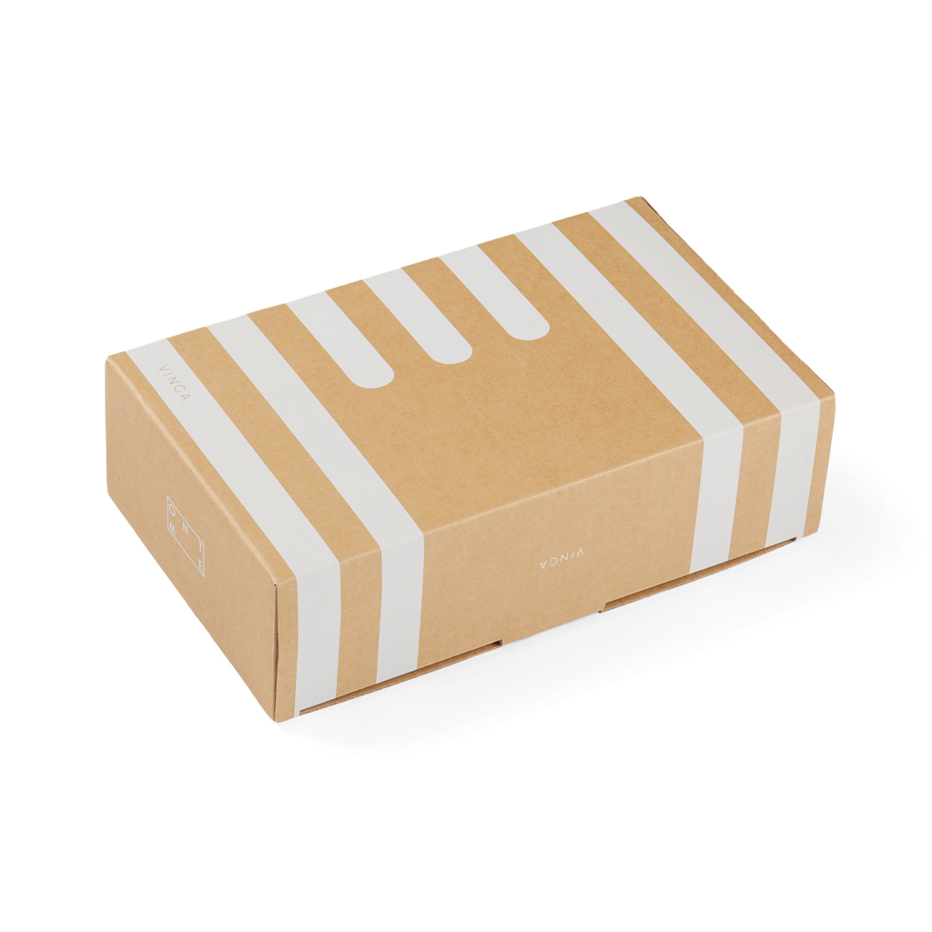 VINGA Monte Auflaufform aus Steingut mit Deckel, 20 × 15 × 6 cm – mit Logo veredelbar VINGA Monte Auflaufform aus Steingut mit Deckel, 20 × 15 × 6 cm – mit Logo veredelbar