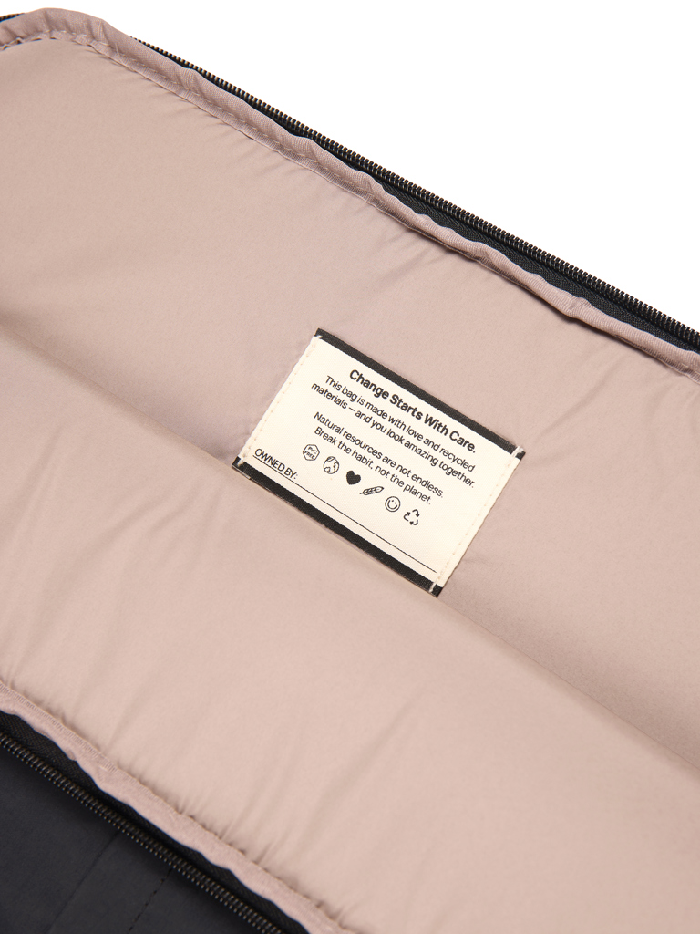 KENTO URBAN Laptop-Sleeve 15,6" aus RCS-recyceltem Nylon mit Logo-Werbeanbringung