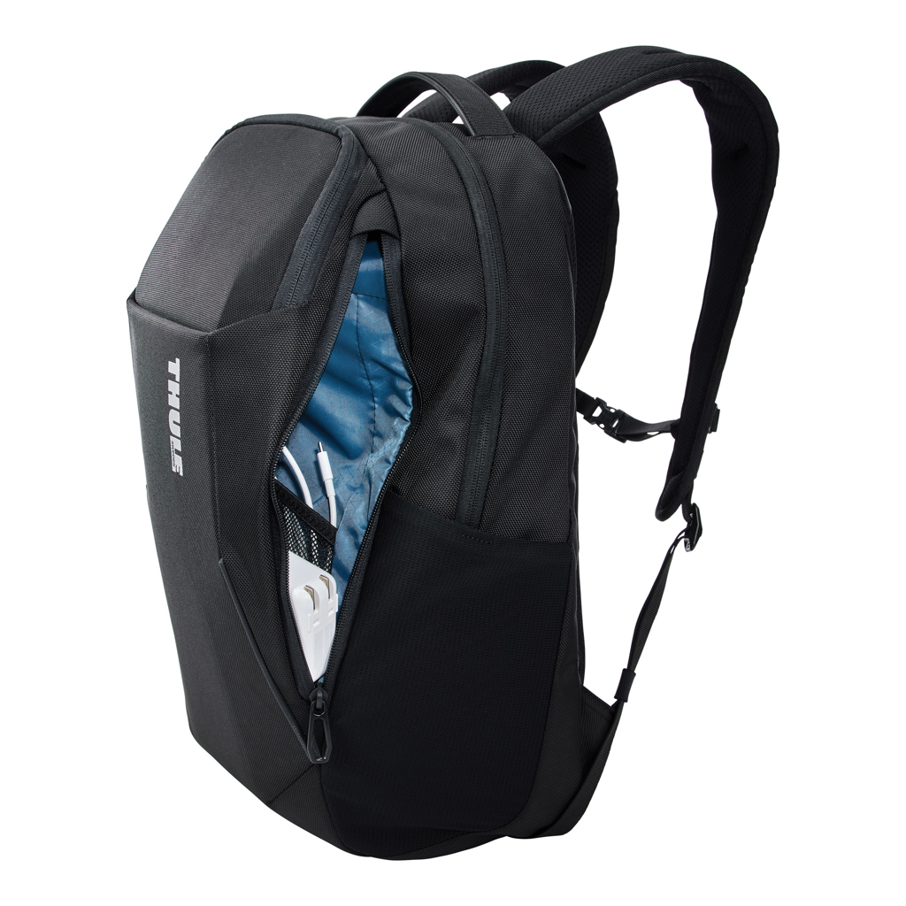 Thule Accent Laptop-Rucksack 23 L aus recyceltem PET mit Logo Thule Accent Laptop-Rucksack 23 L aus recyceltem PET mit Logo