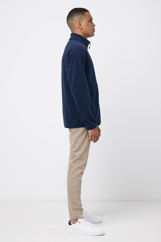 iqoniq Talung Mikrofleece-Jacke aus 100% recyceltem Polyester (Unisex) mit Logo-Veredelung