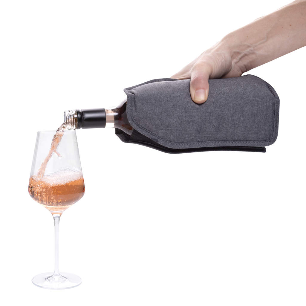 Vino AWARE rPET Weinkühler-Sleeve mit Logodruck