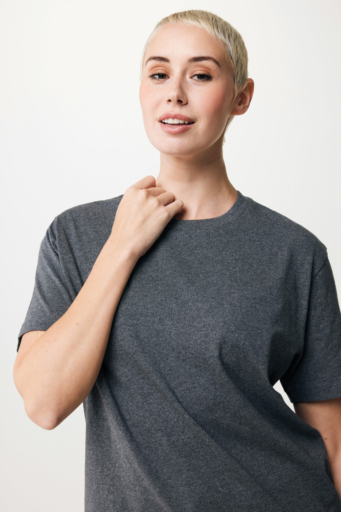 IQONIQ Teide Unisex Boxy-Fit T-Shirt aus Recycling- und Bio-Baumwolle, bedruckbar