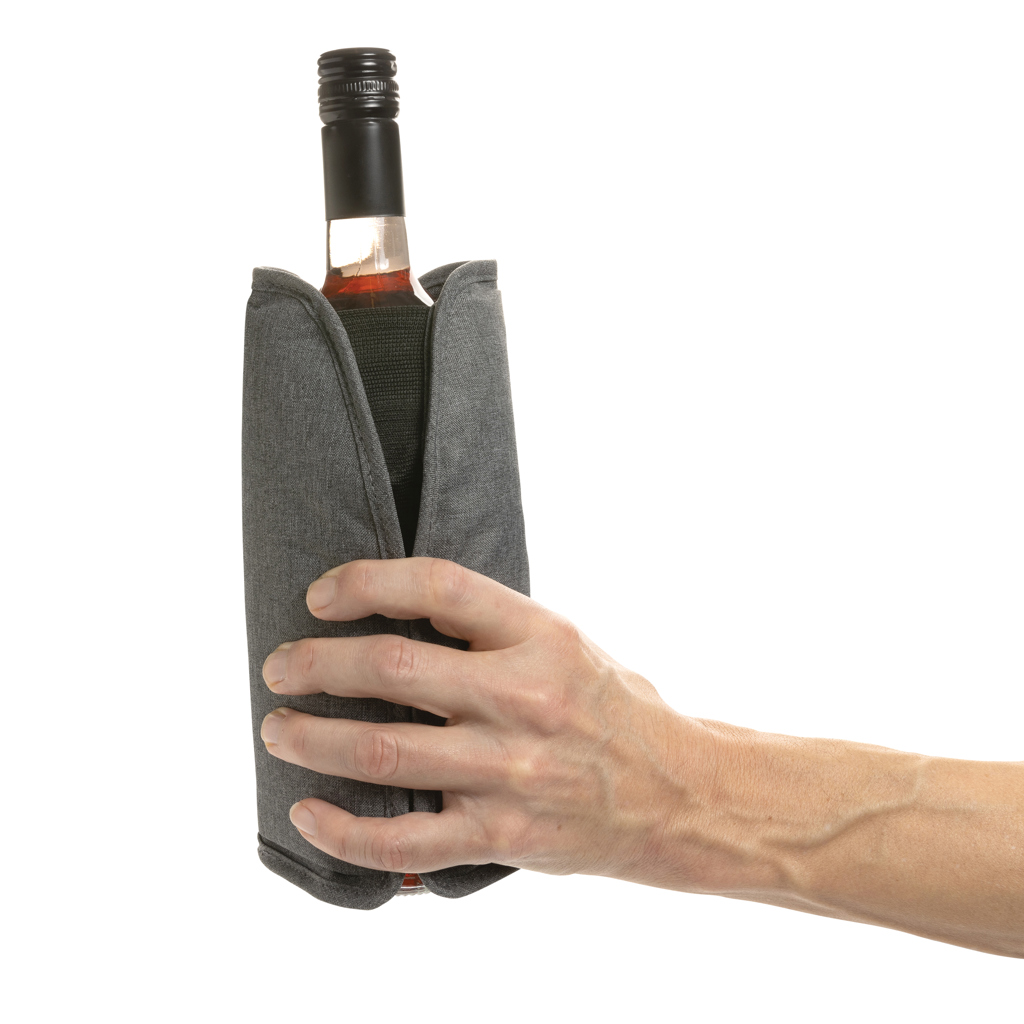 Vino AWARE rPET Weinkühler-Sleeve mit Logodruck Vino AWARE rPET Weinkühler-Sleeve mit Logodruck