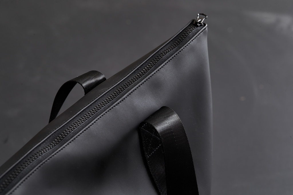 VINGA Baltimore Tote Bag aus Nubuk-PU mit Reißverschluss – bedruckbar
