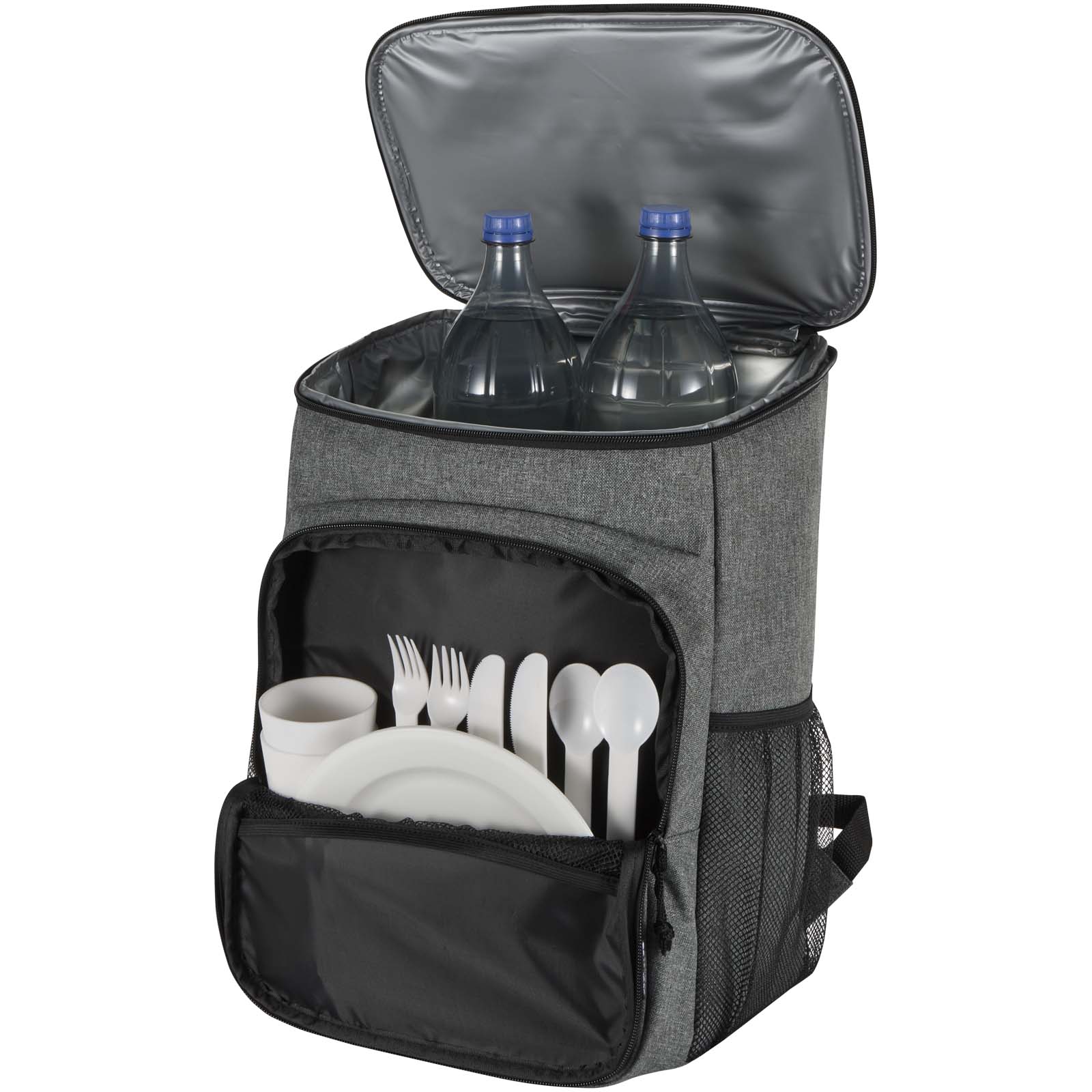 Tundra Picknickkühlrucksack aus recyceltem Polyester mit Besteckset 20 L