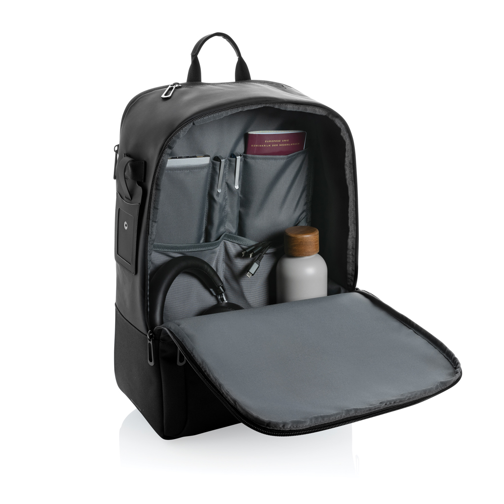 Armond AWARE RPET 15,6'' Deluxe Laptop-Rucksack mit Logodruck Armond AWARE RPET 15,6'' Deluxe Laptop-Rucksack mit Logodruck