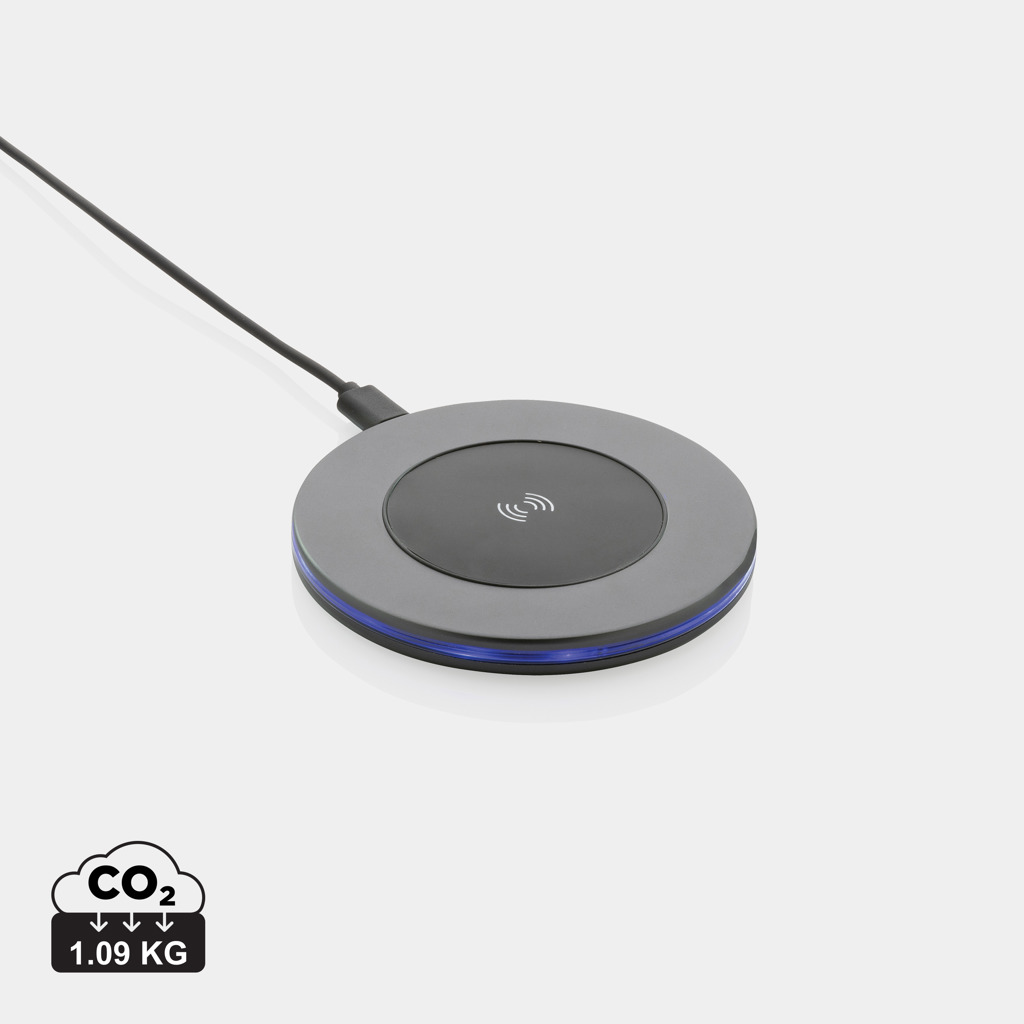 Terra Wireless Charger 10W aus RCS-recyceltem Aluminium Terra Wireless Charger 10W aus RCS-recyceltem Aluminium