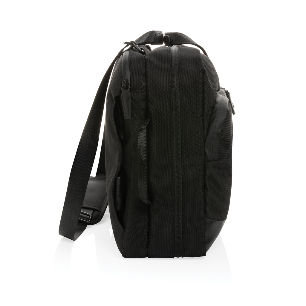 Swiss Peak AWARE 2-in-1 Executive Laptop-Rucksack aus recyceltem PET — bedruckbar