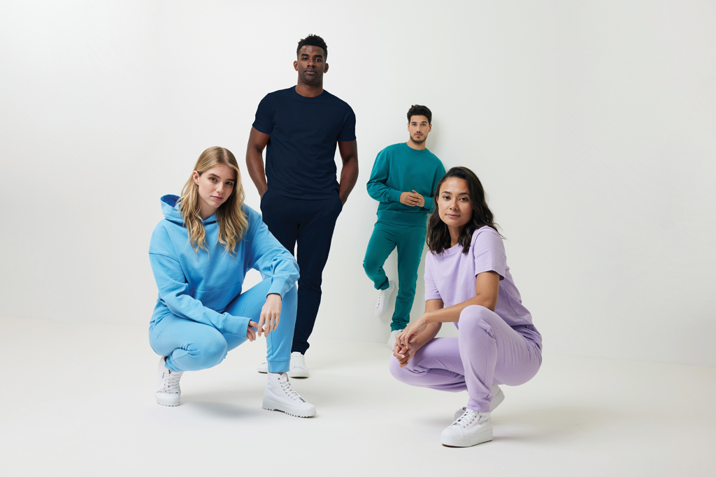 iqoniq Cooper Jogger aus recycelter und biologischer Baumwolle, 340 g/m², bestickbar
