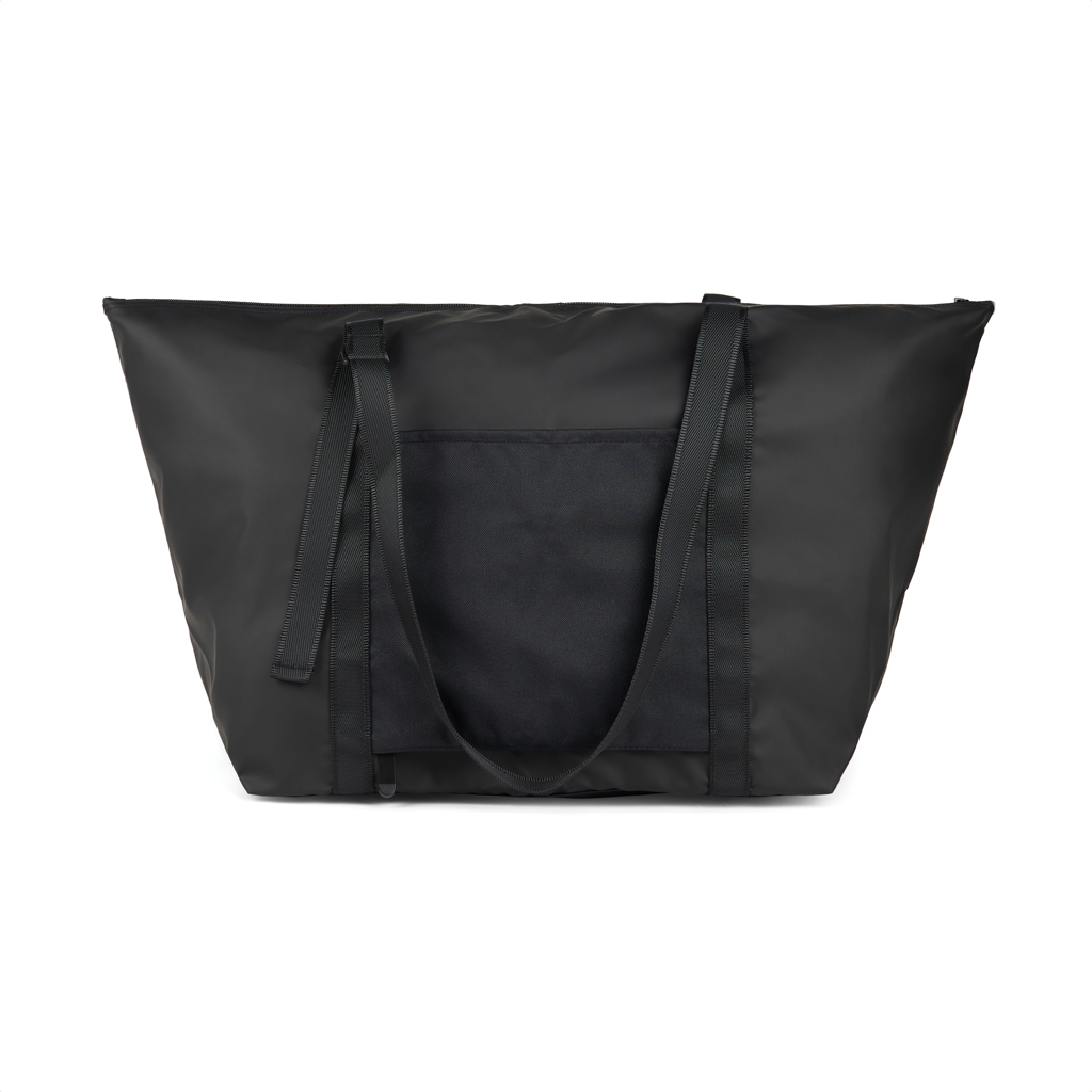 VINGA Livorno Wochenendtasche aus GRS-recyceltem Polyester, schwarz