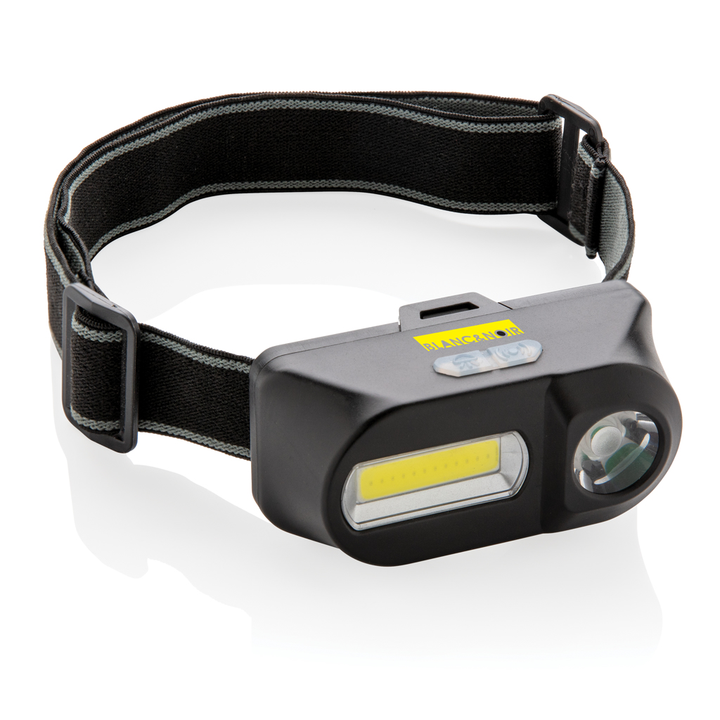 XD Collection COB und LED Stirnlampe mit Tampondruck