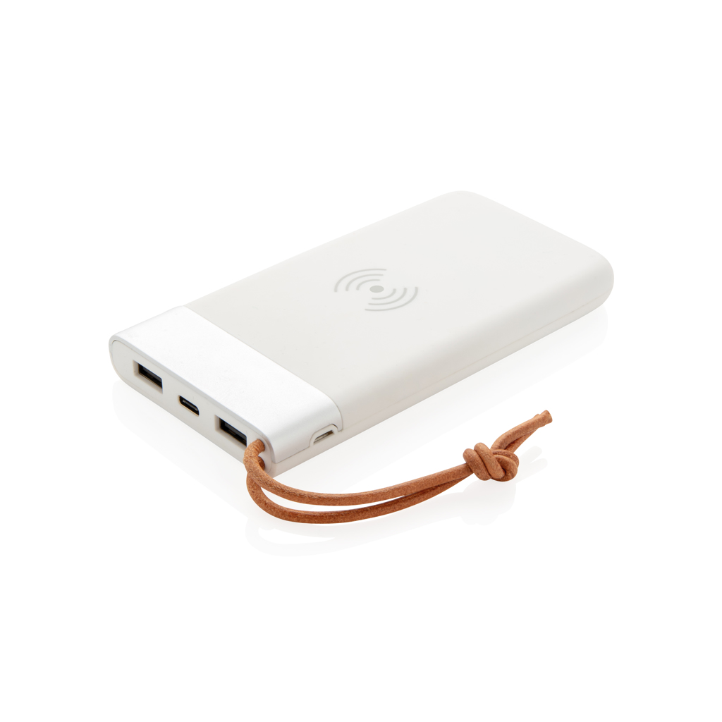 Pro Powerbank 8000 mAh Qi Wireless 5W – weiß