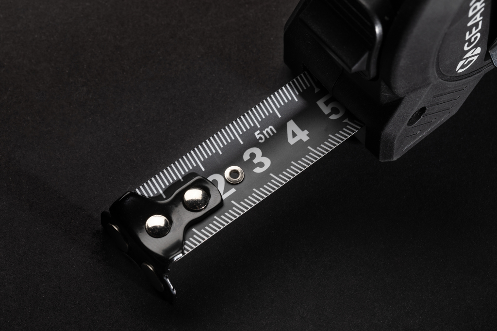 Gear X 5m Maßband mit Doppelrückzug, Magnetband und Geschenkbox