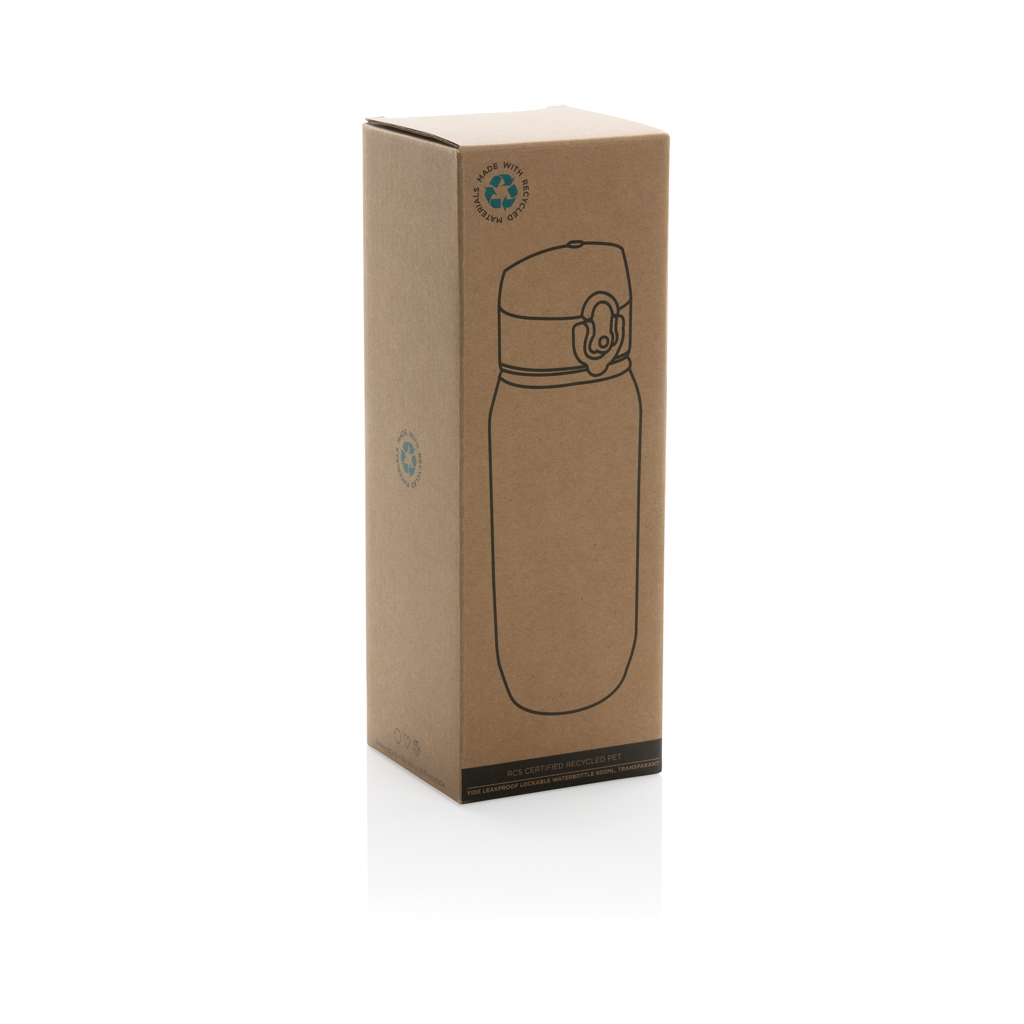 XD Collection Yide RCS rPET Wasserflasche 600ml – mit Logo bedruckbar XD Collection Yide RCS rPET Wasserflasche 600ml – mit Logo bedruckbar