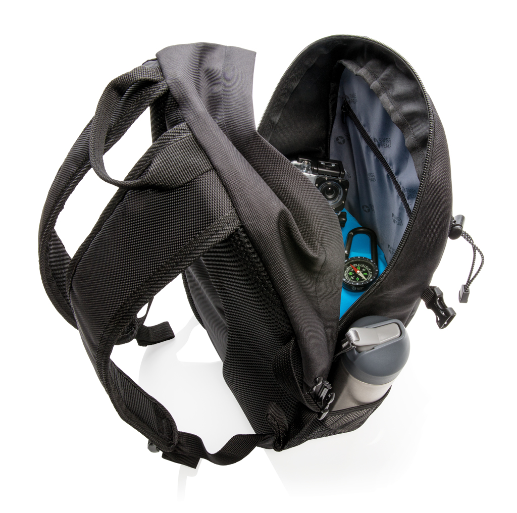 Swiss Peak Outdoor Rucksack aus 600D/1680D Polyester — bedruck- und bestickbar