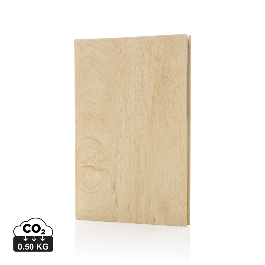 XD Collection Kavana A5 Notizbuch mit Holz-Print, FSC-zertifiziert