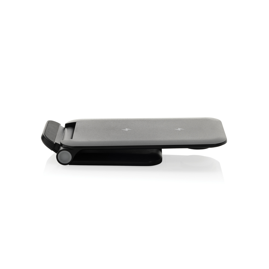 Powerpal 3-in-1 Wireless Charger 15 W aus RCS-recyceltem ABS, individualisierbar Powerpal 3-in-1 Wireless Charger 15 W aus RCS-recyceltem ABS, individualisierbar
