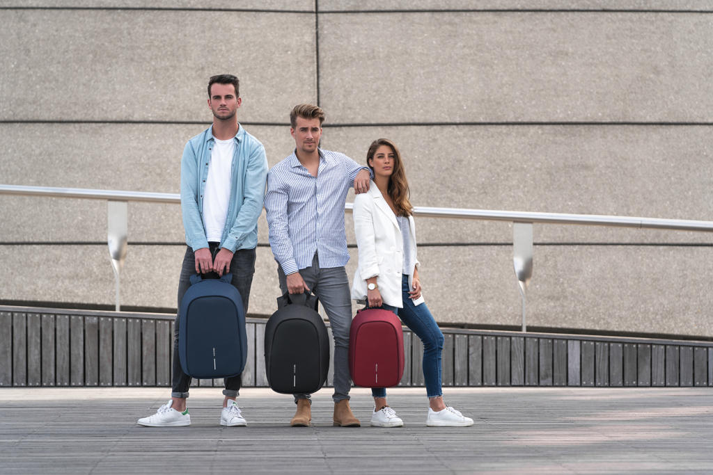 XD Design Bobby Hero XL Anti-Diebstahl-Rucksack aus rPET — bedruckbar XD Design Bobby Hero XL Anti-Diebstahl-Rucksack aus rPET — bedruckbar