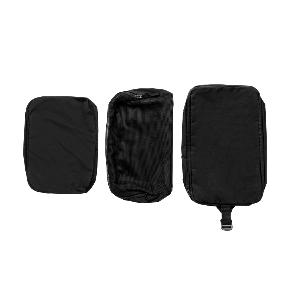XD Xclusive KENTO URBAN Packing Cube Set 3-teilig aus RCS-recyceltem Nylon mit Logodruck