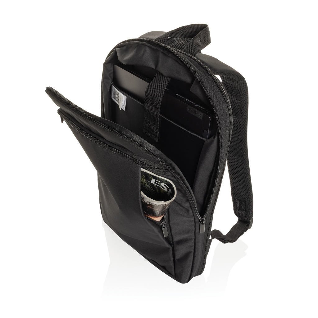 XD Collection Flexpack Aware Expandable Slim Laptop-Rucksack 15,6 Zoll aus recyceltem PET