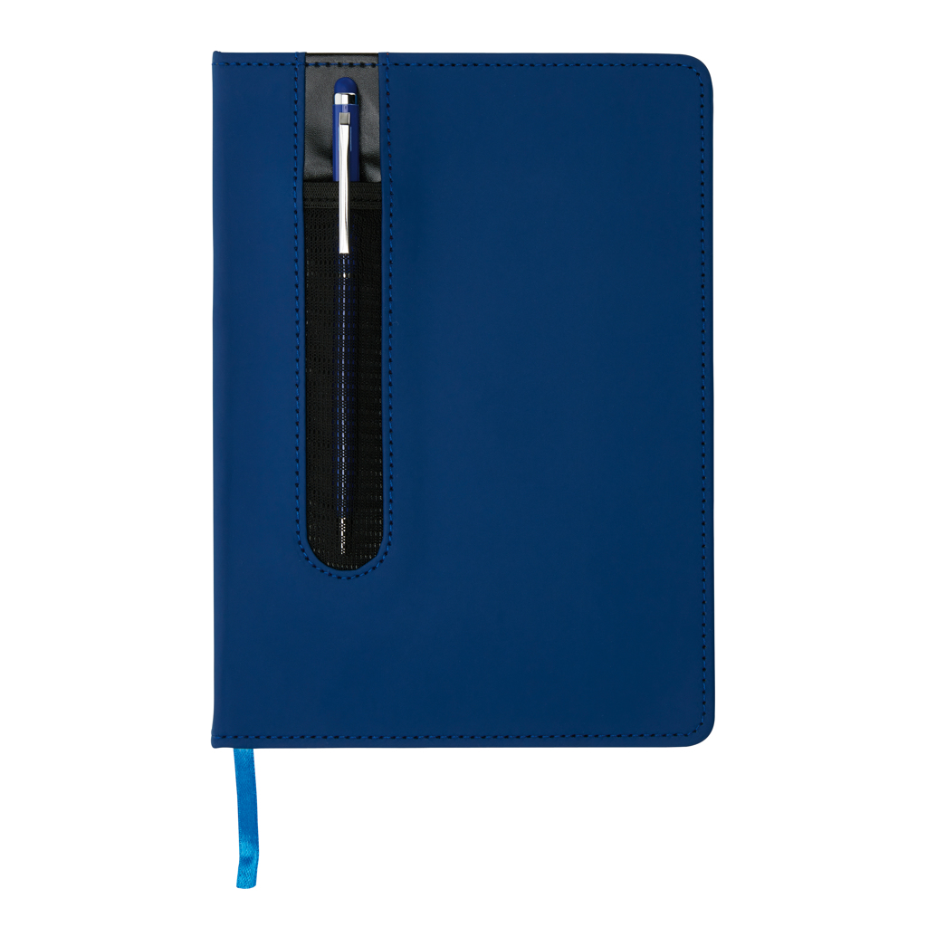 A5 PU-Notizbuch mit Metall-Stylus-Stift, XD Collection (lasergravierbar)