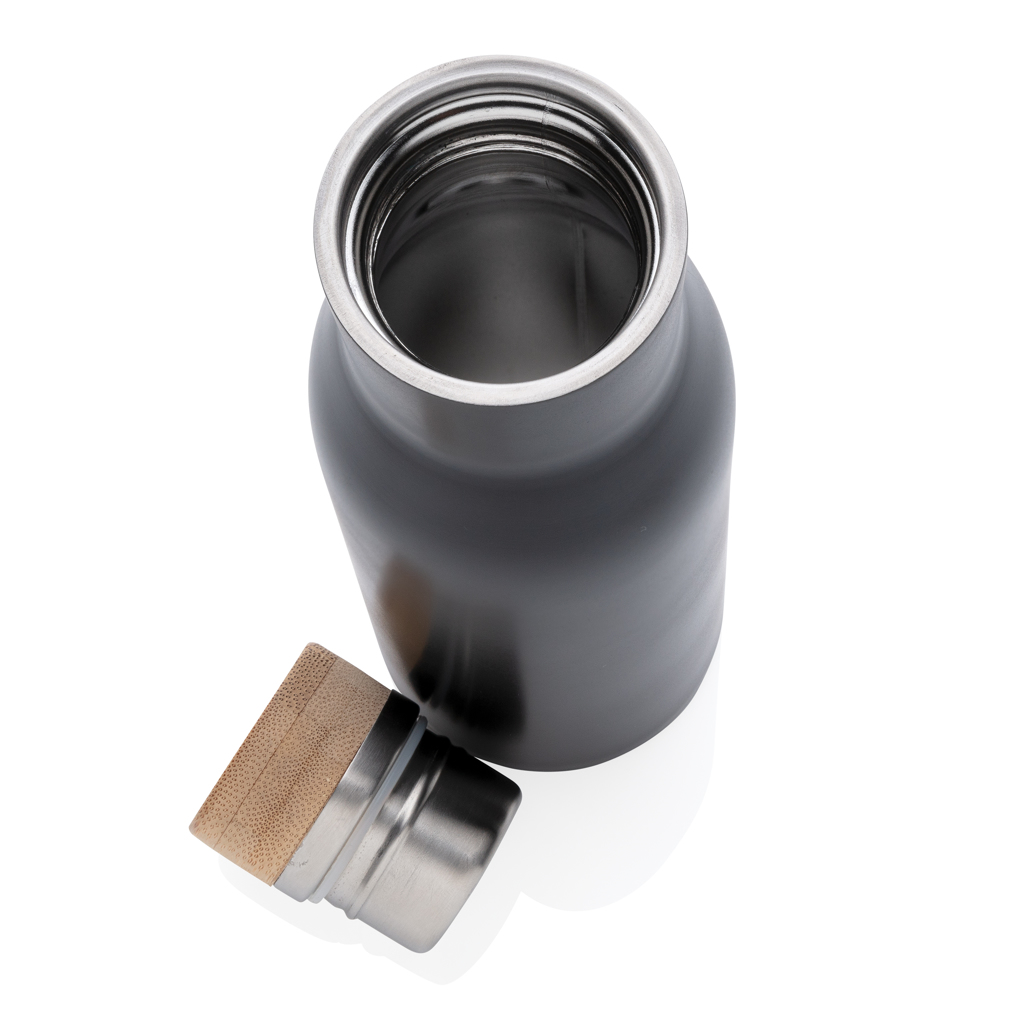 Edelstahl Vakuumflasche 500ml | Zero Plastic – schwarz