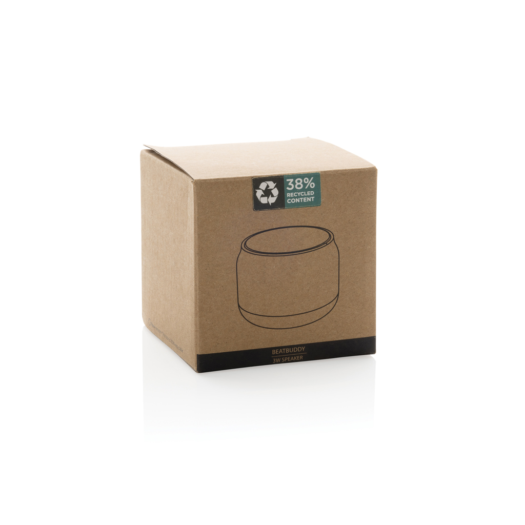 BeatBuddy 3W-Bluetooth-Lautsprecher aus recyceltem ABS (RCS) BeatBuddy 3W-Bluetooth-Lautsprecher aus recyceltem ABS (RCS)