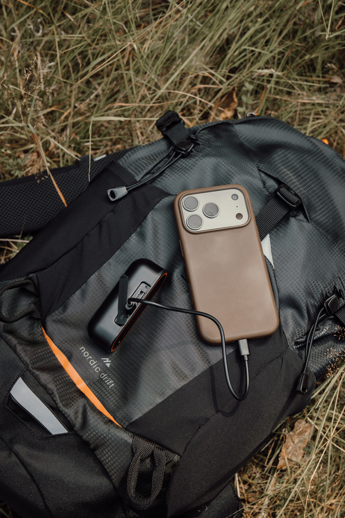 Nordic Drift Everest Dual-Handwärmer mit 6.000-mAh-Powerbank, mit Logo-Gravur