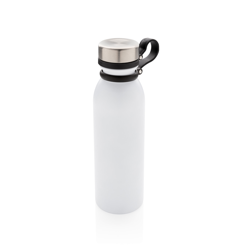 XD Collection Vakuum-Trinkflasche 600 ml mit Silikon-Trageriemen XD Collection Vakuum-Trinkflasche 600 ml mit Silikon-Trageriemen