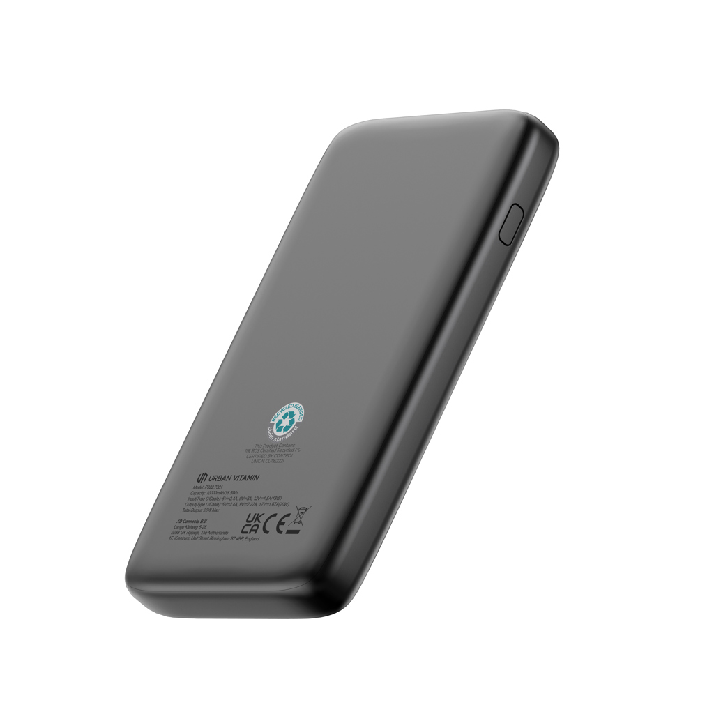 Urban Vitamin Emeryville Powerbank 10.000 mAh mit integriertem USB-C-Kabel Urban Vitamin Emeryville Powerbank 10.000 mAh mit integriertem USB-C-Kabel