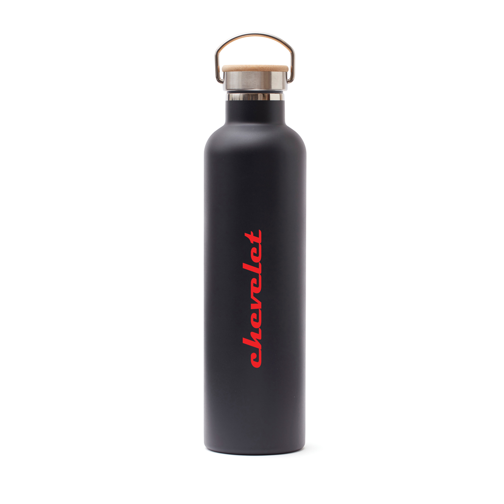 VINGA Miles Thermosflasche 1000 ml Edelstahl, vakuumisoliert, schwarz