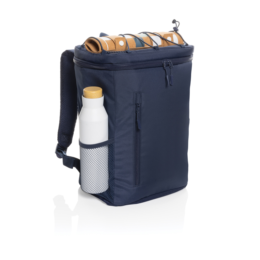 Sonny Aware™ RPET Kühlrucksack 18 L, navy, mit Logo bedruckbar
