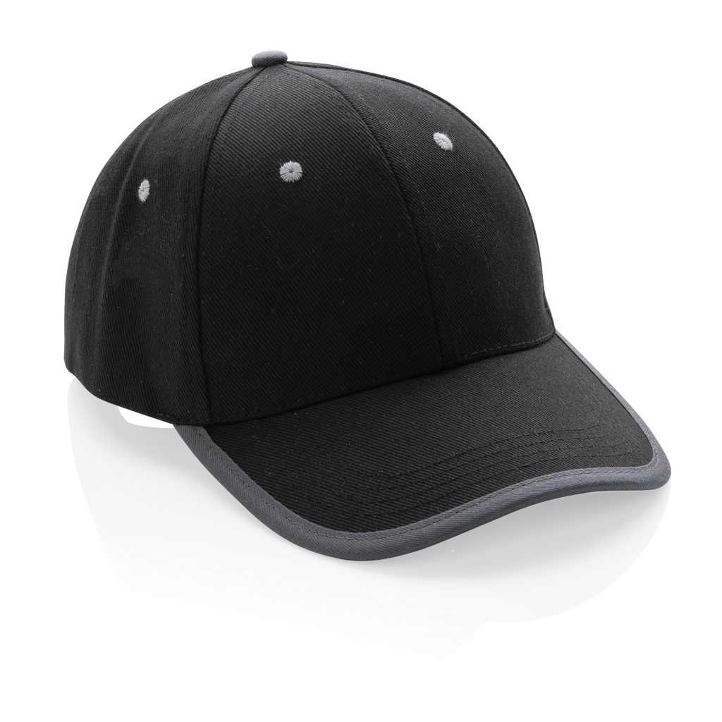 XD Collection Impact AWARE 6-Panel-Cap aus rCotton und rPET, bestickbar