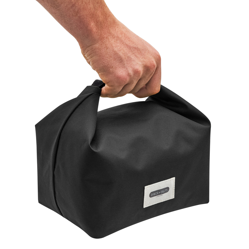 Black+Blum isolierte Lunch- und Kühltasche 6,7 L aus recyceltem PET, bedruckbar im Siebdruck-Transfer