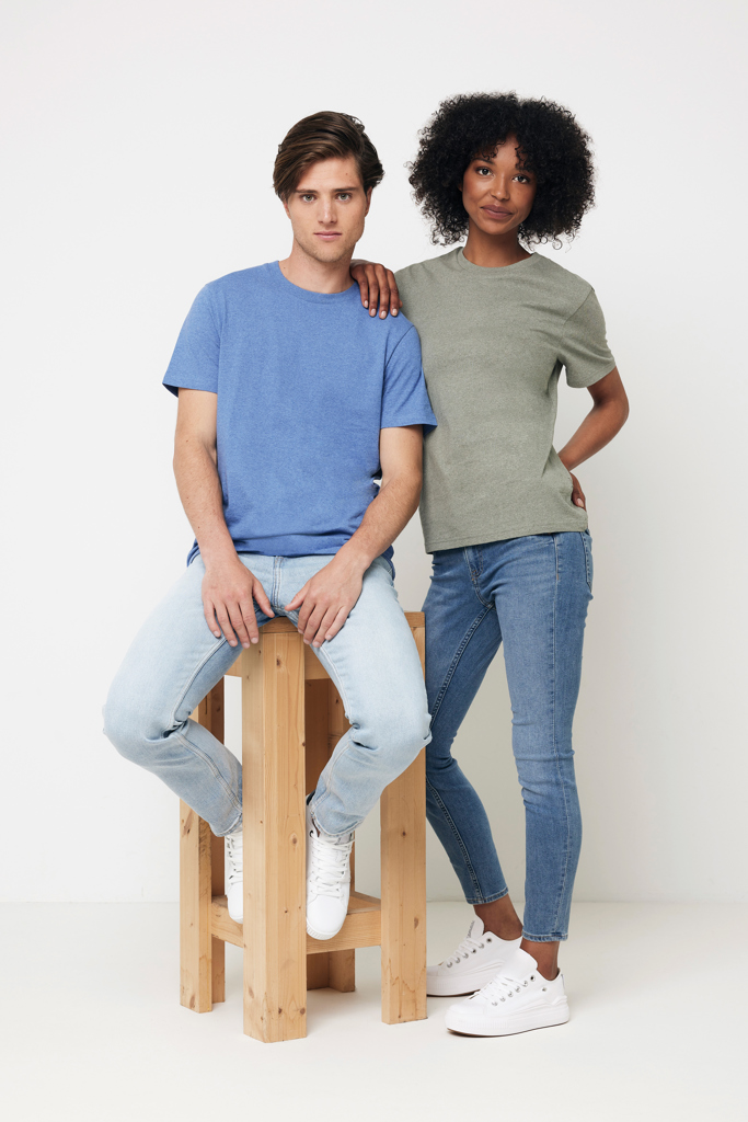 IQONIQ Manuel Unisex-T-Shirt aus 50% recycelter Baumwolle, ungefärbt IQONIQ Manuel Unisex-T-Shirt aus 50% recycelter Baumwolle, ungefärbt
