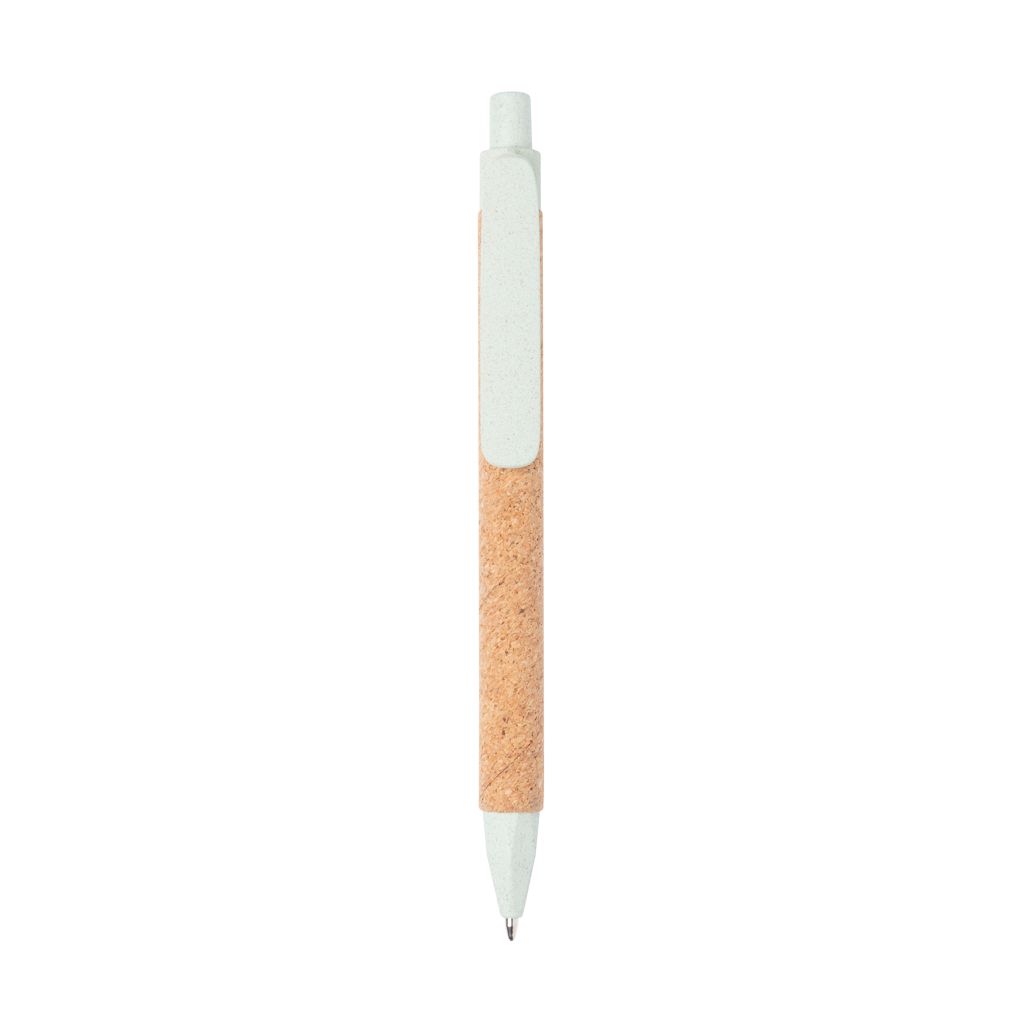 Recycelt: Weizenstroh & Kork Stift, Dokumental® – grün