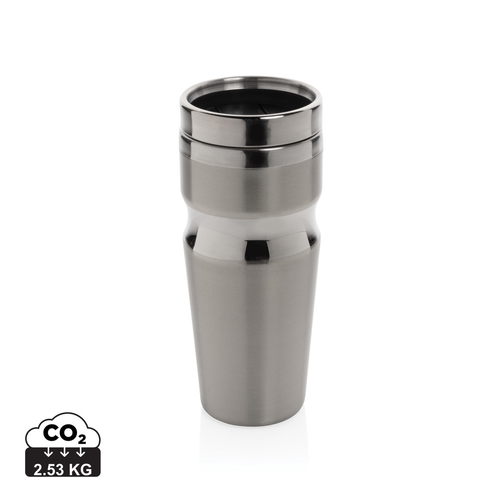 XD Design Contour Becher 350 ml Edelstahl mit PP-Deckel (bedruckbar)