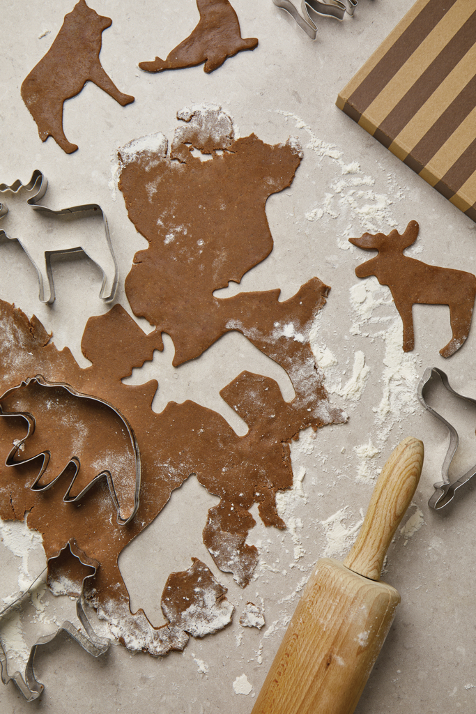 VINGA Nordic Big Ausstechformen-Set 5-teilig aus Edelstahl mit FSC-Geschenkbox