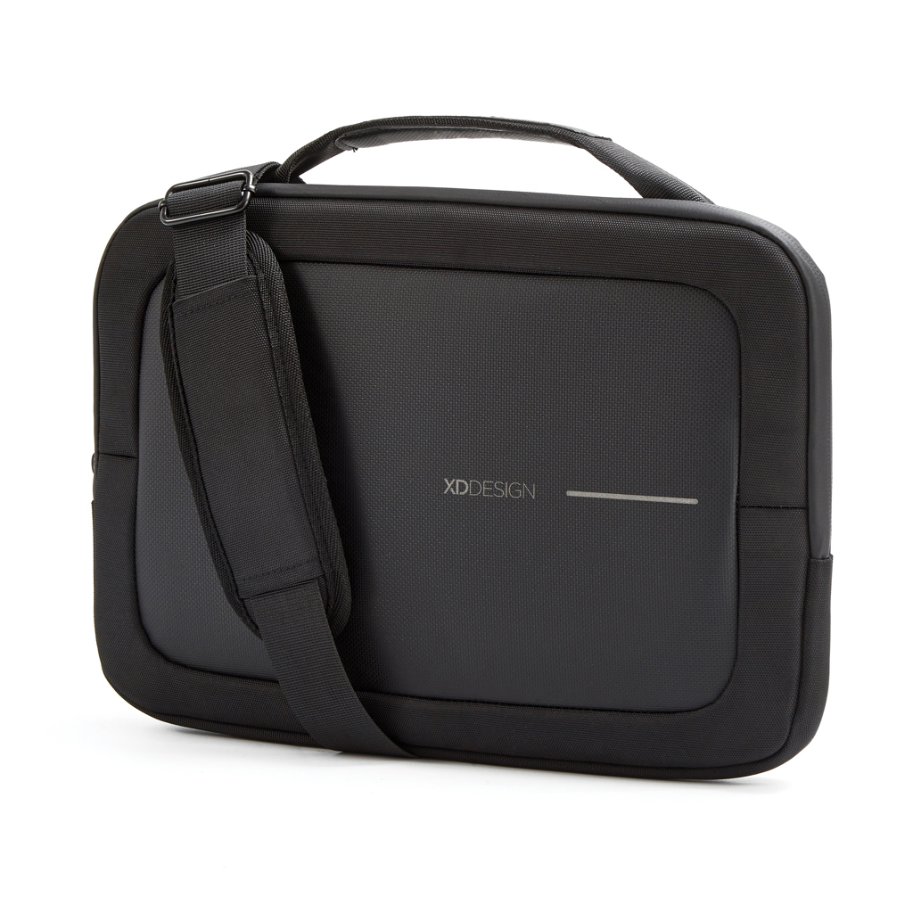 XD Design 14 Zoll Laptoptasche rPET schwarz – mit Logo bedruckbar XD Design 14 Zoll Laptoptasche rPET schwarz – mit Logo bedruckbar